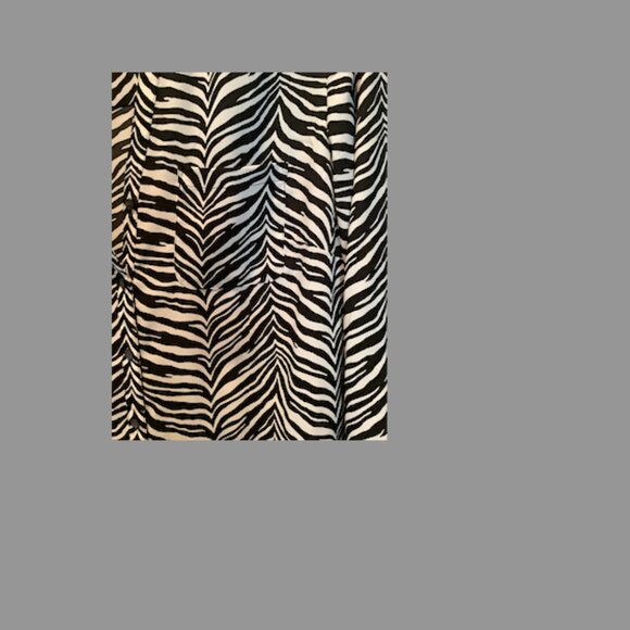 Talbots - Classic Zebra/Animal print long-sleeved Shirt, Size 10 - Picture 11 of 11